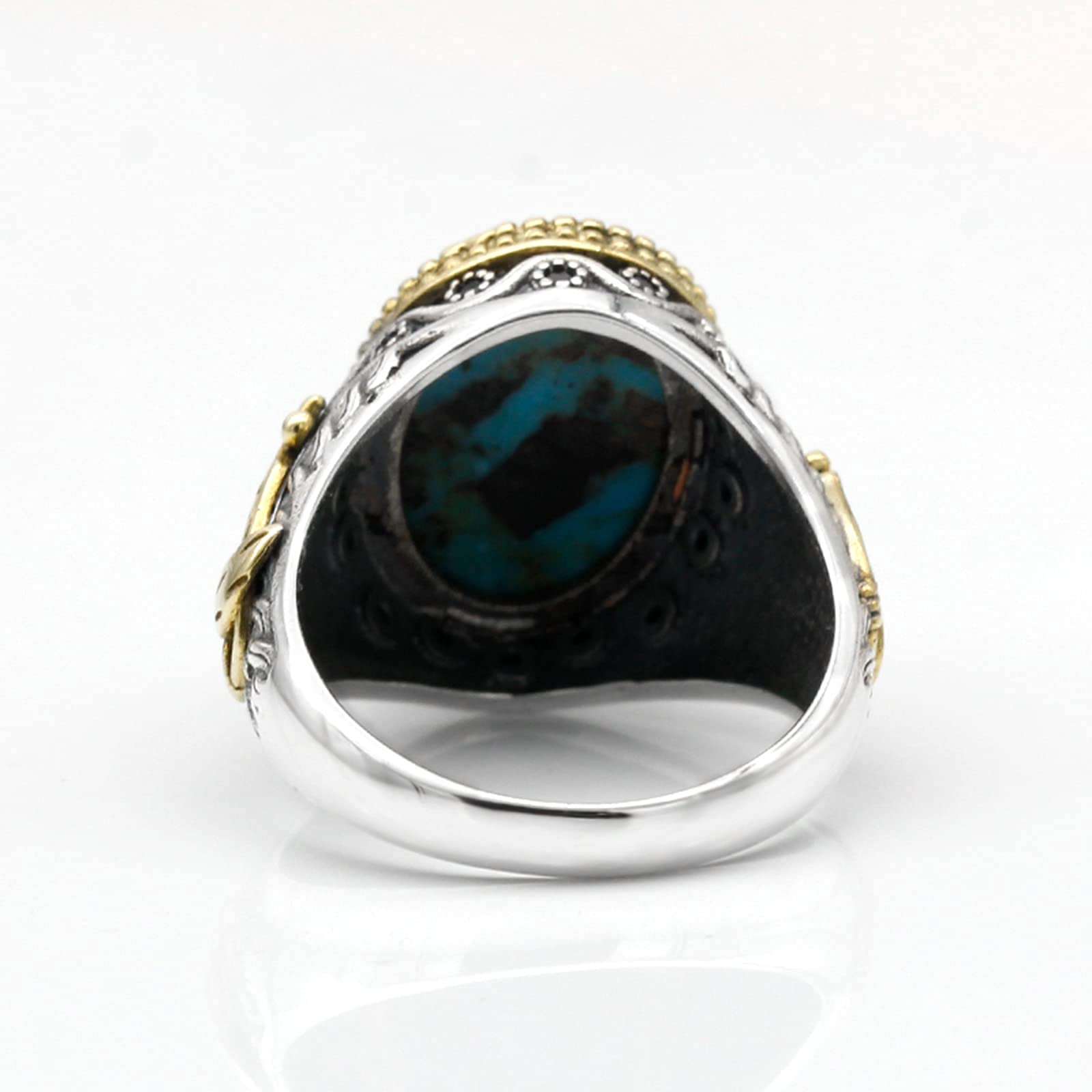 Amazon.co.jp: ヴィンテージ ターコイズ リング男性用 925